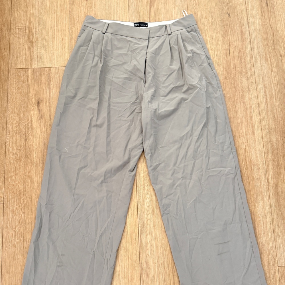 ZARA Grey womens pants size-M